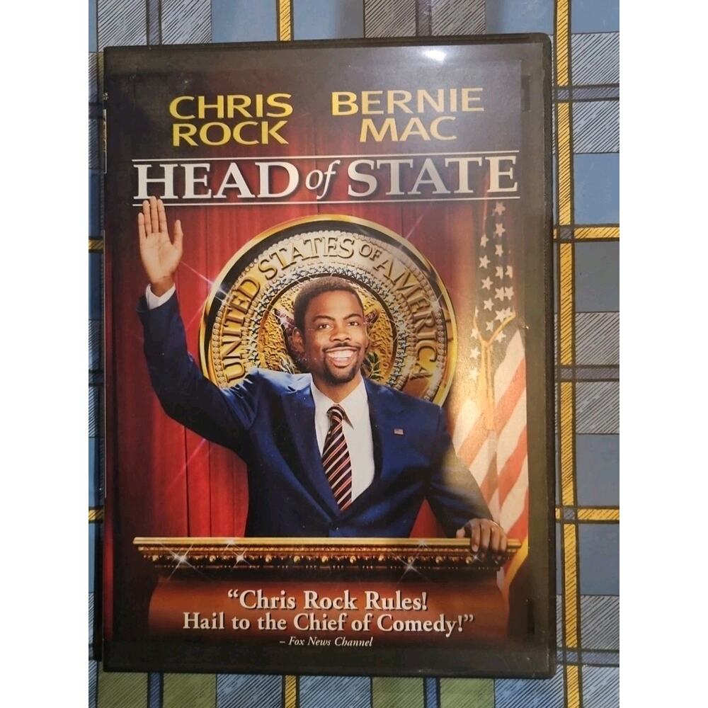Head of State (DVD, 2003) Tested slim case cropped artwork